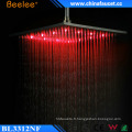 Salle de bains haute température brossé Temperarure Control LED Light Top douche